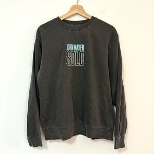 John Mayer “Solo” Tour 2023 Music Merch Embroidered Pullover Sweatshirt